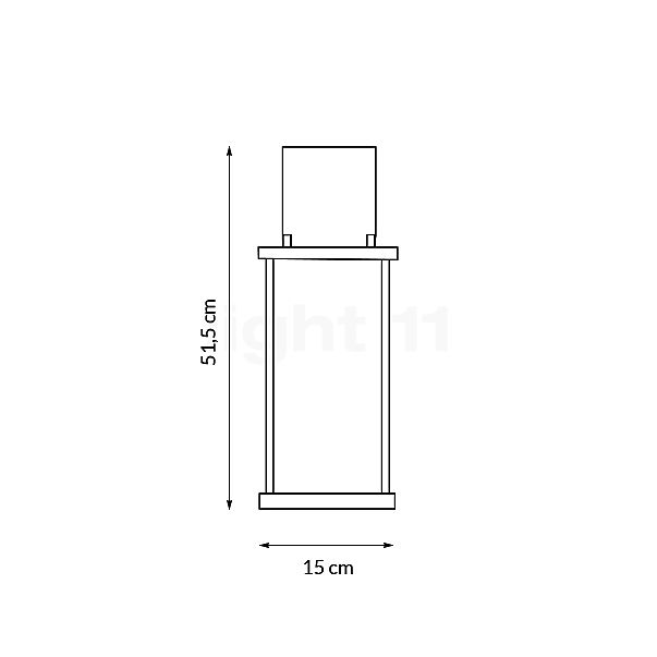 Paulmann Plug & Shine Classic Lantern Floor-/Table Lamp 40 cm , Warehouse sale, as new, original packaging sketch