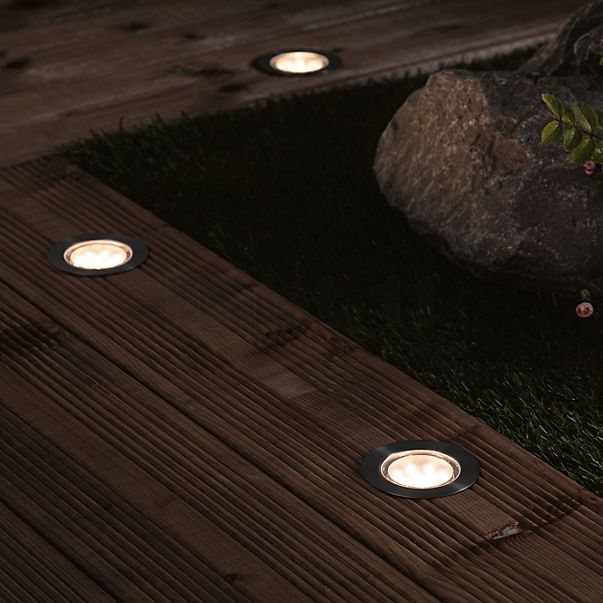 Paulmann Plug & Shine Floor Luminaire à encastrer au sol LED argenté , fin de série