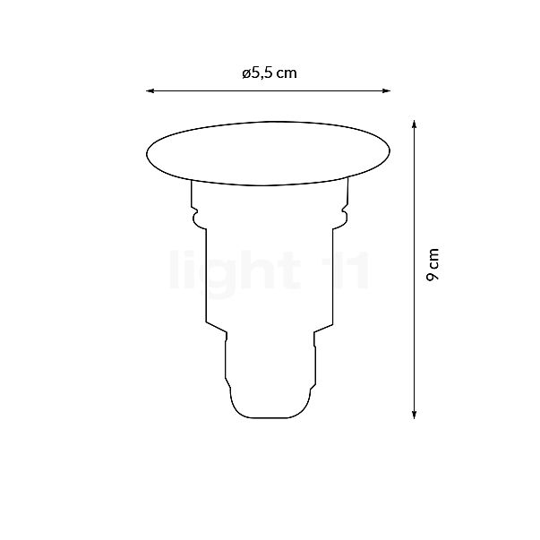 Paulmann Plug & Shine Floor Mini Bodeminbouwlamp LED uitbreiding zilver schets