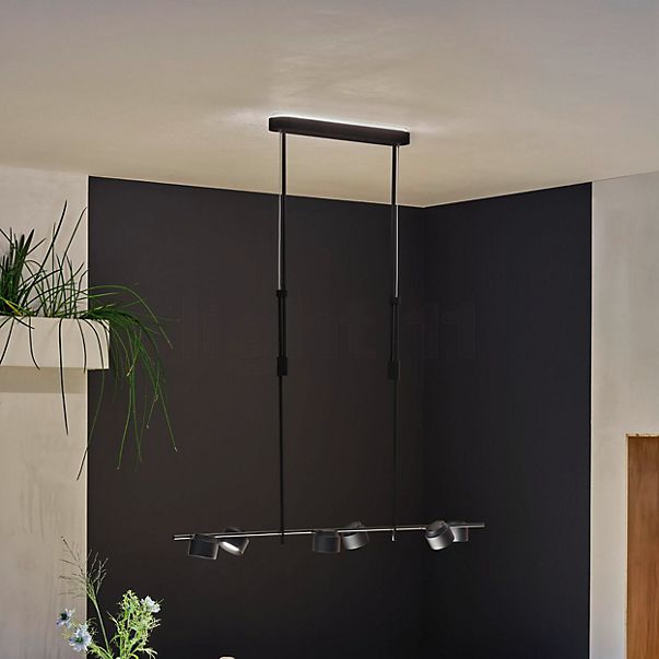 Paulmann Puric Pane Pendant Light LED linear black