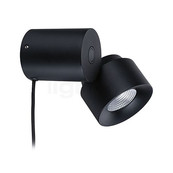 Paulmann Puric Pane, lámpara de sobremesa y lámpara de pared LED negro