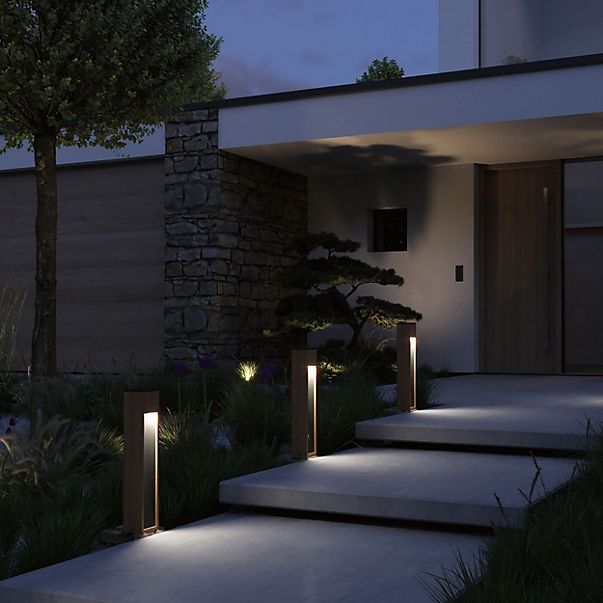 Paulmann Trabia Bollard Light LED wood