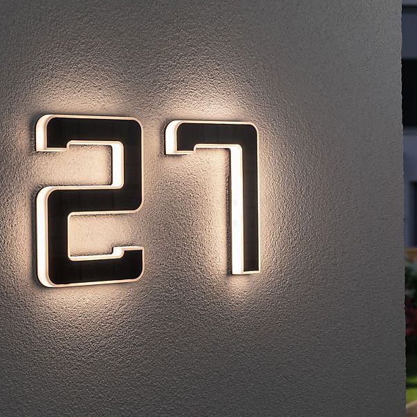 Paulmann Zonne-Huisnummer licht LED 2 , Magazijnuitverkoop, nieuwe, originele verpakking