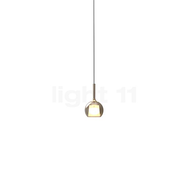 Penta Glo, lámpara de suspensión titanio/dorado - 13 cm
