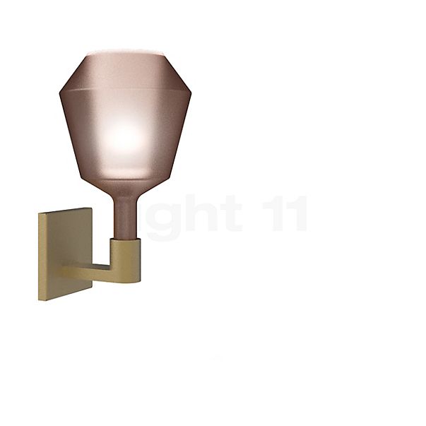 Penta MoM, lámpara de pared dorado/arena - 14 cm