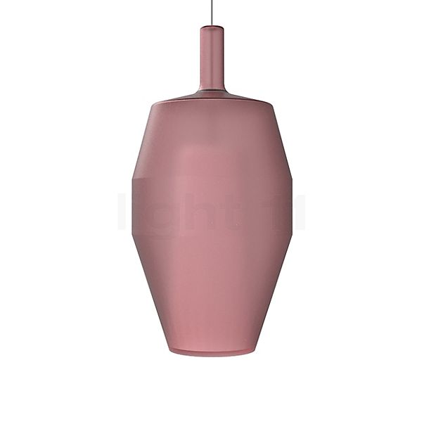 Penta MoM, lámpara de suspensión negro/polvo - 20 x 40 cm