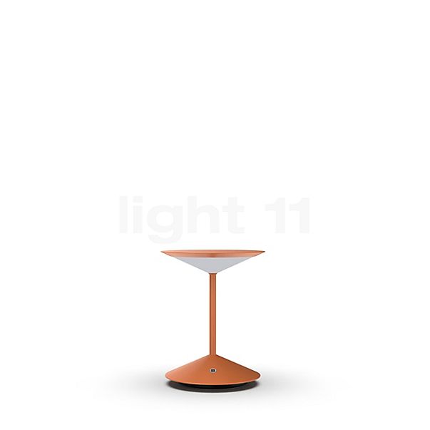 Penta Narciso, lámpara recargable LED naranja - 20 cm