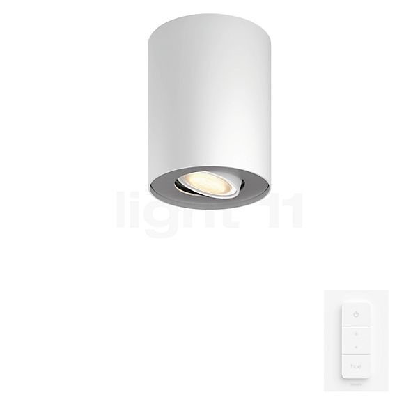Philips Hue White Ambiance Pillar Spot 1-licht met dimmer schakelaar