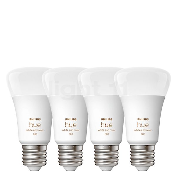 Philips Hue White And Color Ambiance E27 LED set of 4