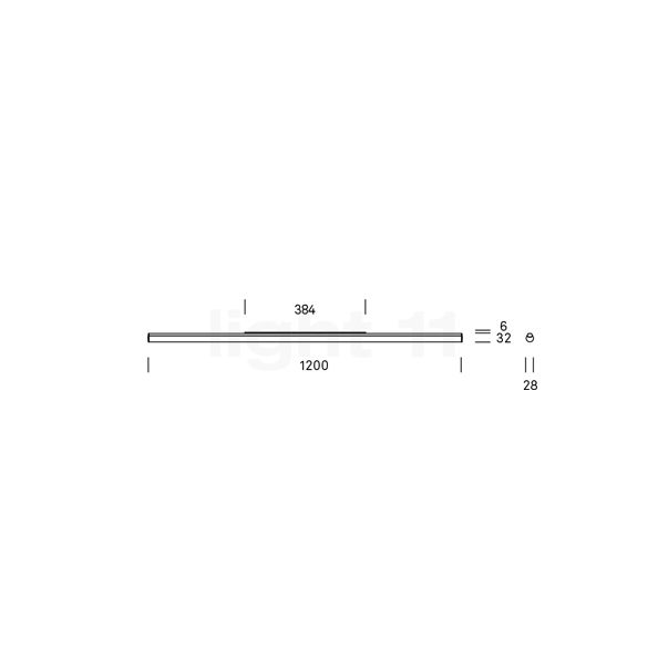 Ribag Licht Aroa surface-mounted light, IP44 opal sketch