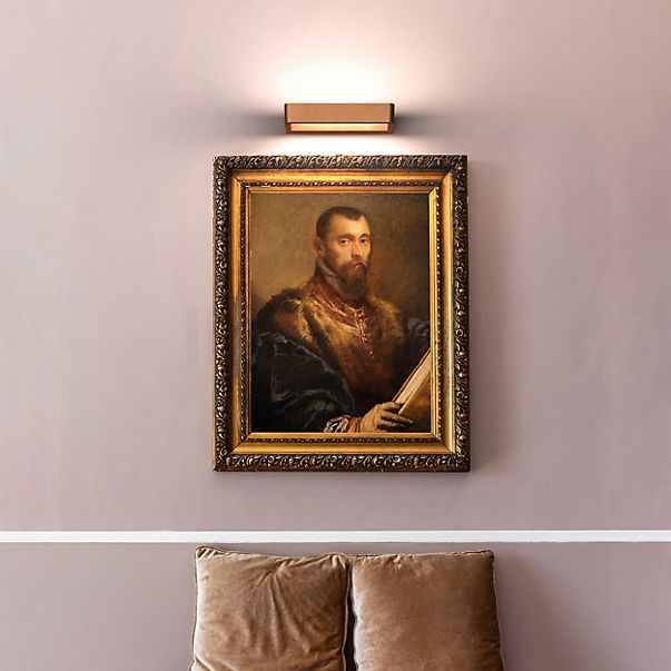 Rotaliana Belvedere, lámpara de pared LED 28 cm - bronce oscuro - 2.700 k - de fase de control