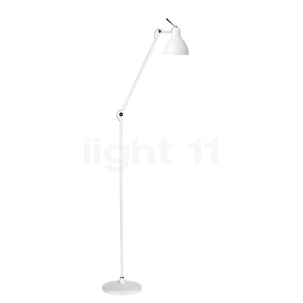 Rotaliana Luxy Gulvlampe hvid/hvid skinnende - med arm