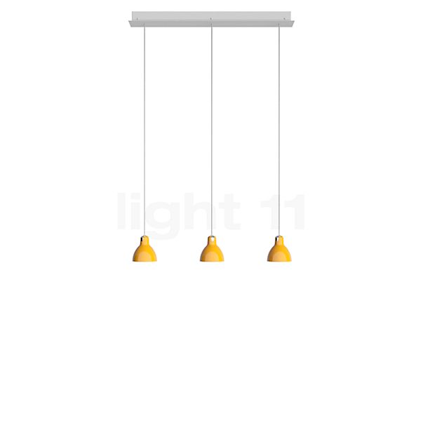 Rotaliana Luxy Pendant Light 3 lamps white/yellow glossy