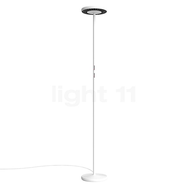 Rotaliana Sol F1 Lampadaire halogène LED blanc/grille noir - 2.700 K