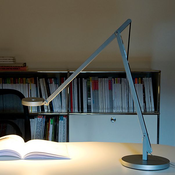 Rotaliana String Bordlampe LED hvid mat - 53 cm -  dim to warm