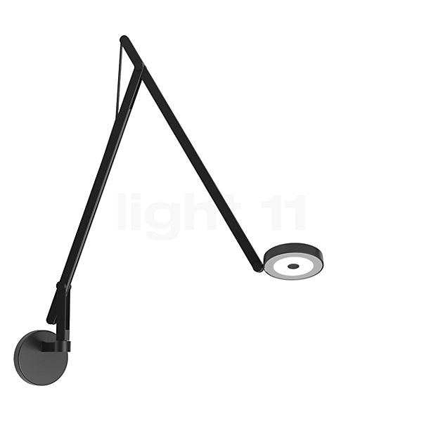 Rotaliana String Wandlamp LED rond - zwart mat  - 53 cm -  dim to warm