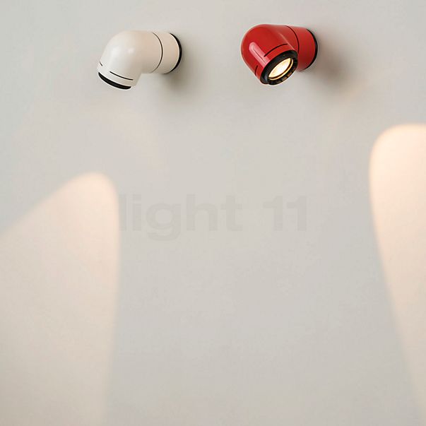 Santa & Cole Tatu Petit Wandleuchte LED rot - B-Ware - leichte Gebrauchsspuren - voll funktionsfähig