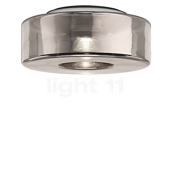 Serien Lighting Curling Deckenleuchte LED glas - M - außendiffusor silber/ohne innendiffusor - dim to warm