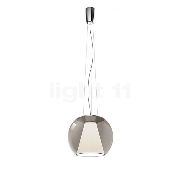 Serien Lighting Draft, lámpara de suspensión LED marrón - dim to warm - de fase de control - 34 cm