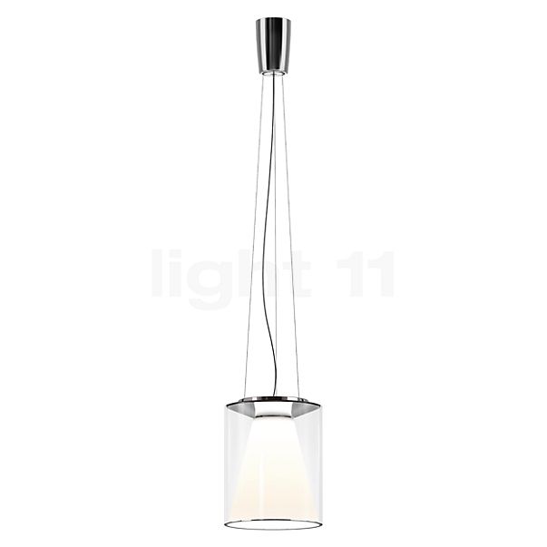 Serien Lighting Drum, lámpara de suspensión LED M - long - difusor externo cristalino/difusor interior cónico - dim to warm