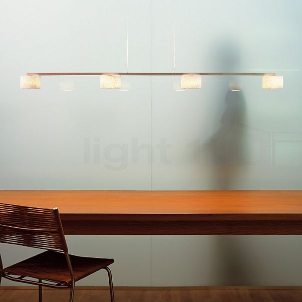 Serien Lighting Reef Bar Hanglamp 4-lichts aluminium geborsteld