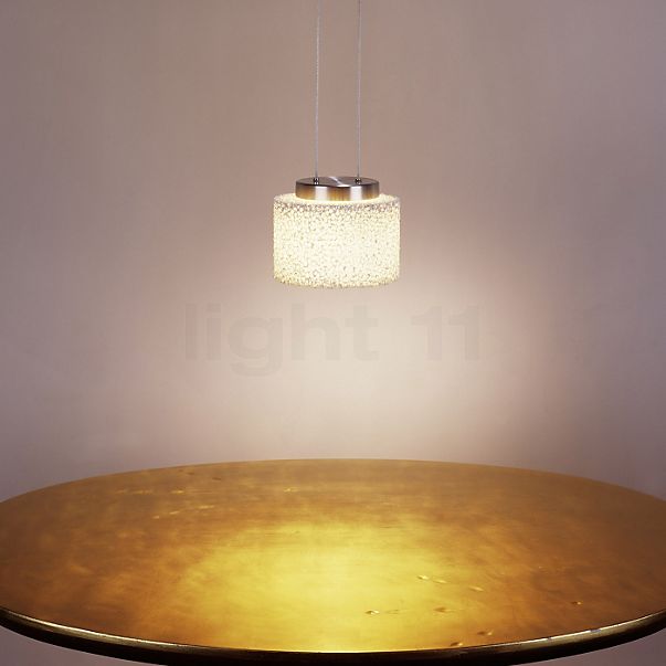 Serien Lighting Reef LED, lámpara de suspensión aluminio cepillado