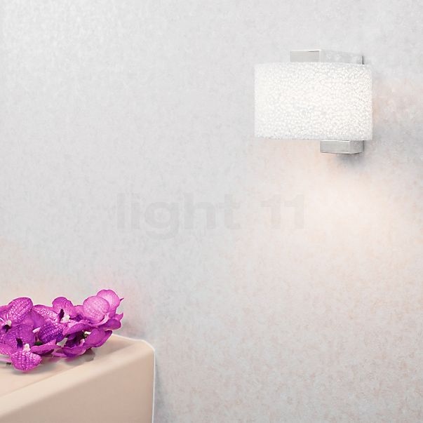 Serien Lighting Reef Lampada da parete LED alluminio spazzolato