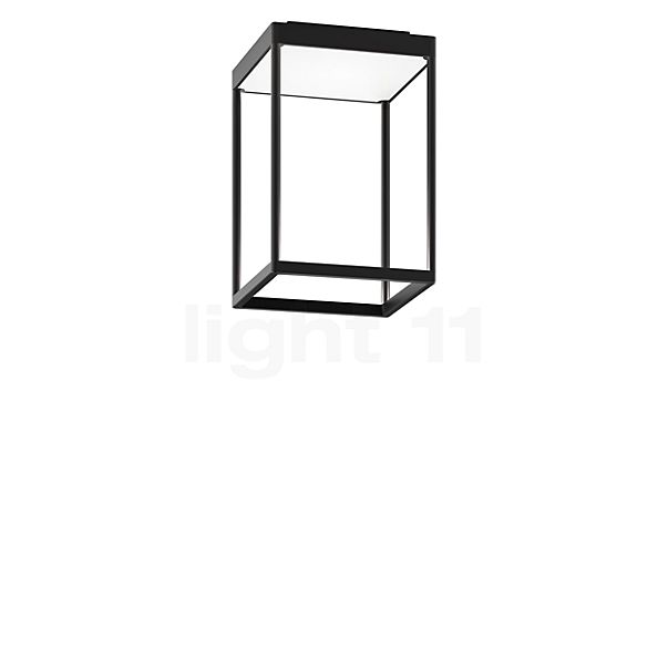 Serien Lighting Reflex² S Plafondlamp LED body zwart/reflektor wit glimmend - 30 cm - 2.700 k - dali