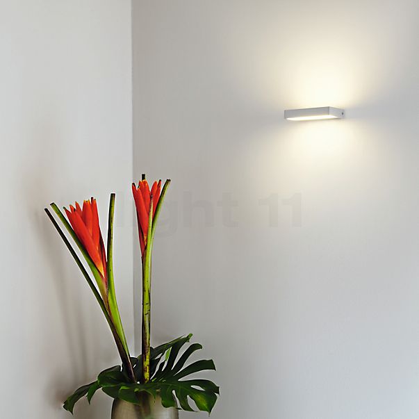 Serien Lighting SML², lámpara de pared LED cuerpo negro/vidrio satinado - 30 cm