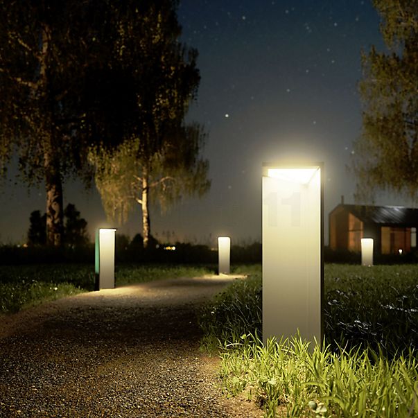 Sigor Nusolar Paletto luminoso LED con picchetto da interrare per giardino 34 cm