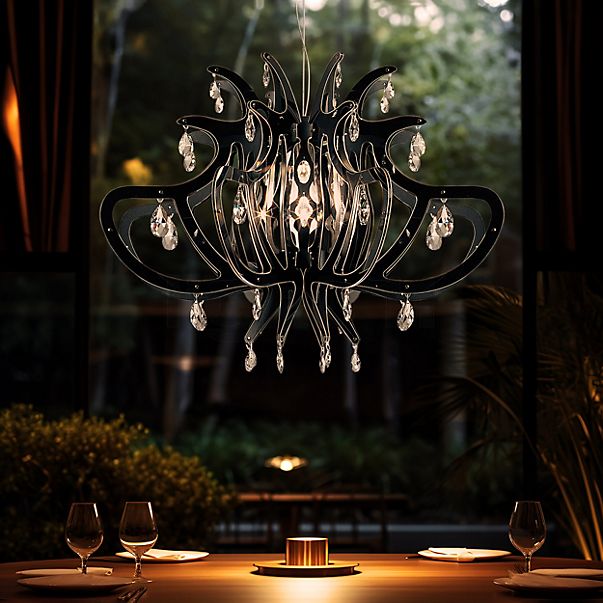 Slamp Medusa Hanglamp zwart