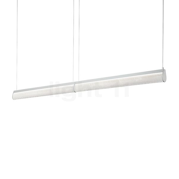 Slamp Modula Pendel LED grå/krystal klar - 192 cm