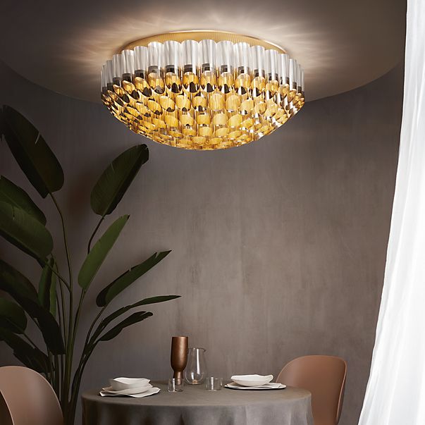 Slamp Odeon Lampada da soffitto dorato - 100 cm