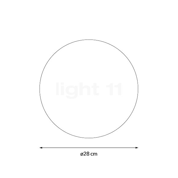 Sompex Earth Globe lumineux lampe de table verre - vue en coupe