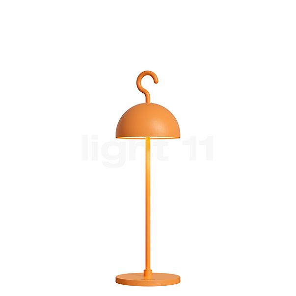 Sompex Hook, lámpara recargable LED naranja