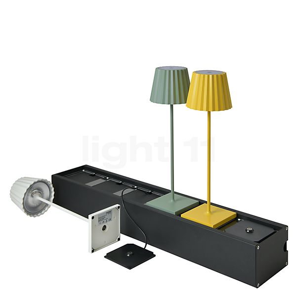 Sompex Ladestation für Troll Akku-Tischleuchte Outdoor LED schwarz, 6-fach