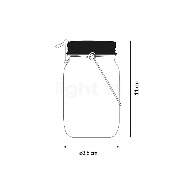 Sonnenglas Sonnenglas® Solar Lantern Mini - 250 ml , discontinued product sketch