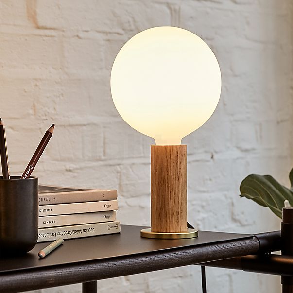 Tala Knuckle Table Lamp walnut , Warehouse sale, as new, original packaging