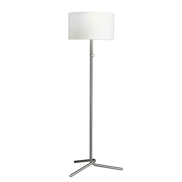Tecnolumen Baton, lámpara de pie chintz blanco