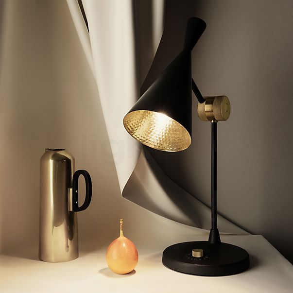 Tom Dixon Beat Bordlampe LED sort