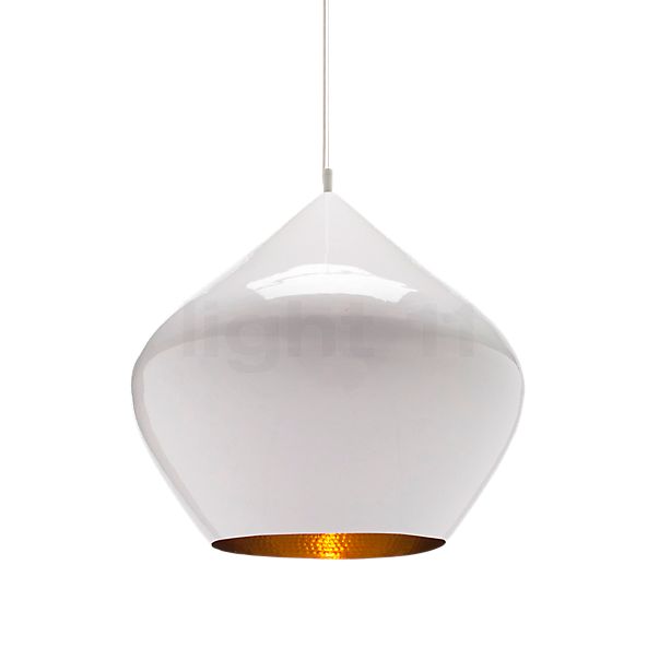 Tom Dixon Beat Stout Suspension LED blanc/laiton