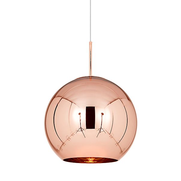 Tom Dixon Copper Round, lámpara de suspensión
