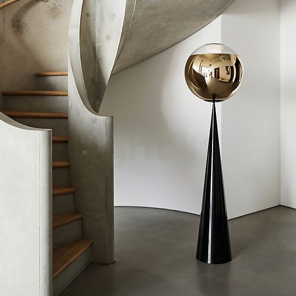 Tom Dixon Mirror Ball Floor Lamp LED gold