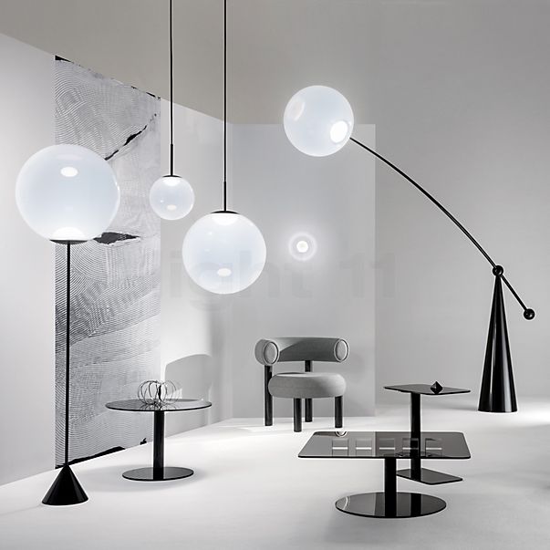 Tom Dixon Opal Gulvlampe LED omstillelig