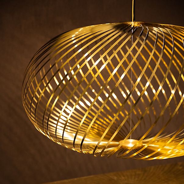 Tom Dixon Spring Pendant Light LED brass - large