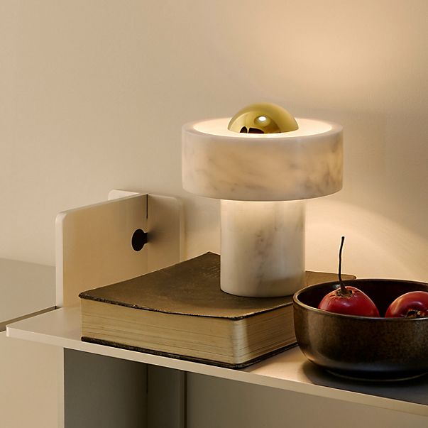 Tom Dixon Stone Lampe rechargeable LED marbre/doré