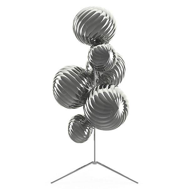 Tom Dixon Whirl, 7 focos – Lámpara de pie led