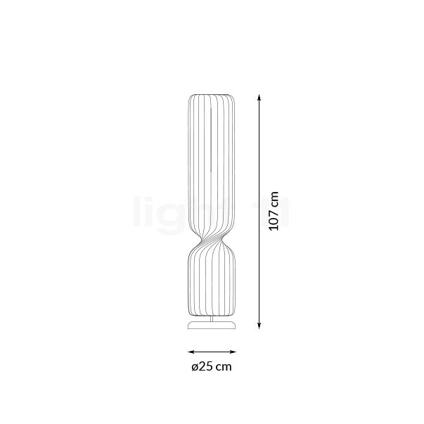 Tom Rossau TR41 Stehleuchte Vlies - 107 cm Skizze