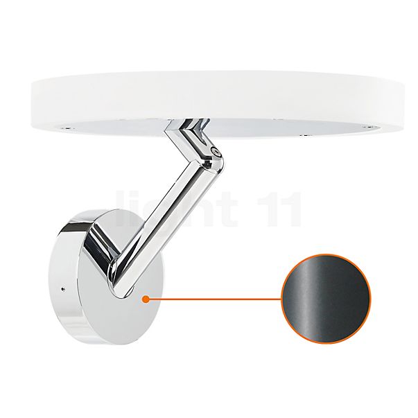 Top Light Allround, lámpara de pared LED antracita - 24 cm