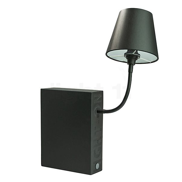 Top Light Light On Silk Tafel-/Boeklamp zwart mat